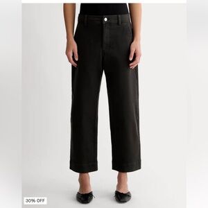 Everlane Utility Straight Leg Black Jeans